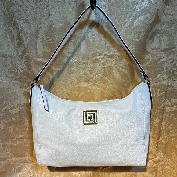 Liz Claiborne white single strap, single compartment.     H1Bb - Picture 1 of 8